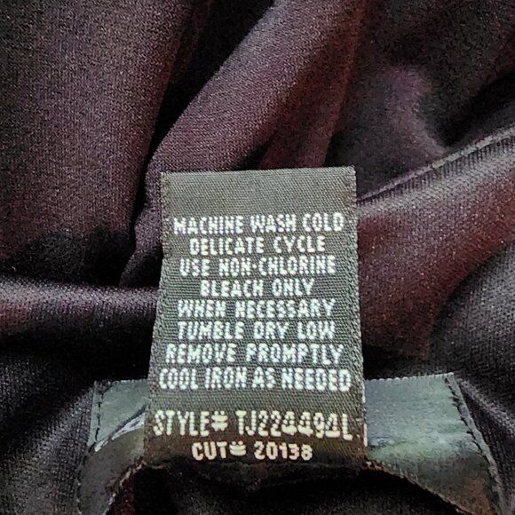 Connected Apparel Dress Womens Plus Size 24W Black Brown Animal Print Pullover - Picture 6 of 7